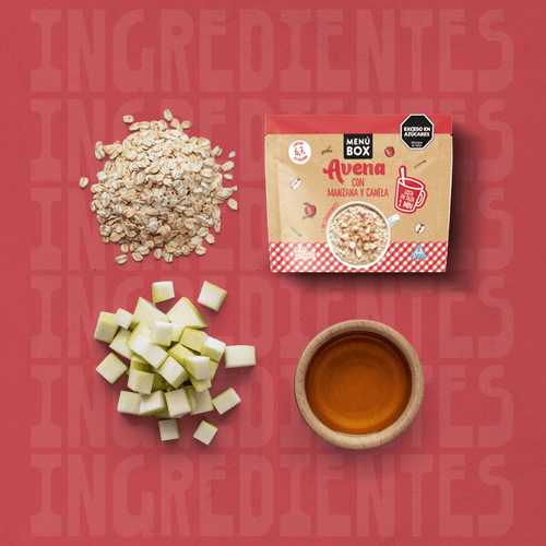 Avena con Manzana y Canela - Pack x 6 sobres