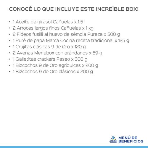 BOX ESENCIALES DE TU COCINA