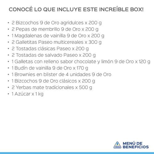 BOX MERIENDAS EN FAMILIA