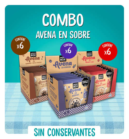 COMBO Avena en Sobre x 18 Sobres