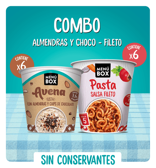 COMBO Avena Chocolate x6 + Pasta Fileto x6